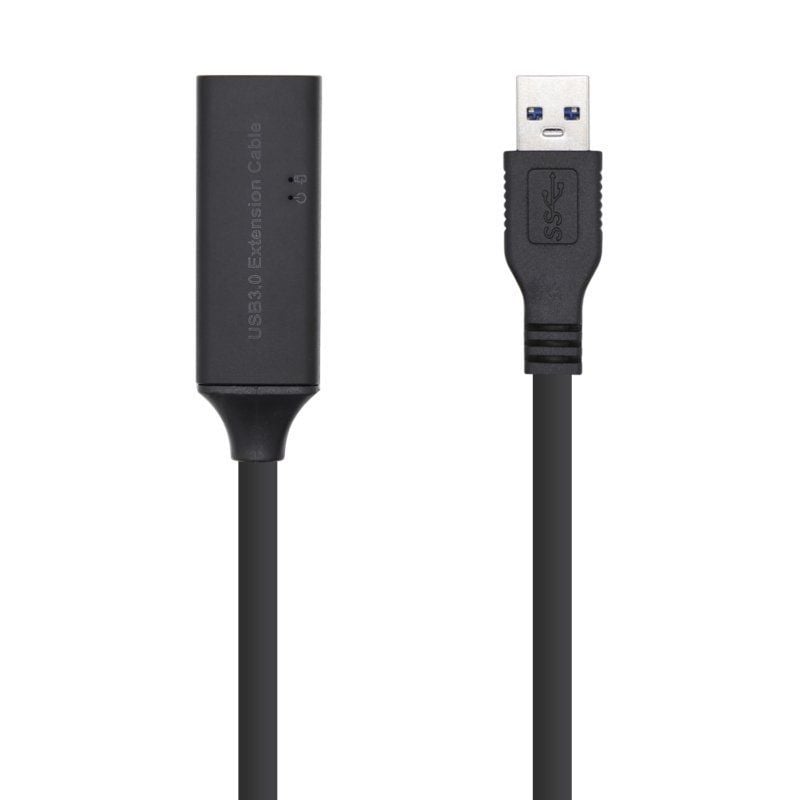 Cabo de Extensão USB 3.0 com Amplificador Aisens A105-0407 / USB Macho - USB Fêmea / Até 9W / 625mb…