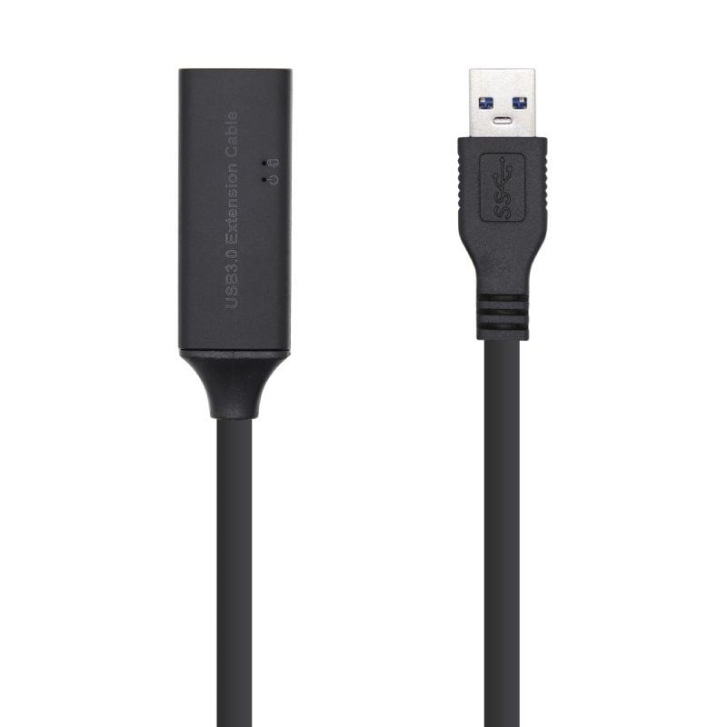Cabo de Extensão USB 3.0 com Amplificador Aisens A105-0409 / USB Macho - USB Fêmea / Até 9W / 625mb…