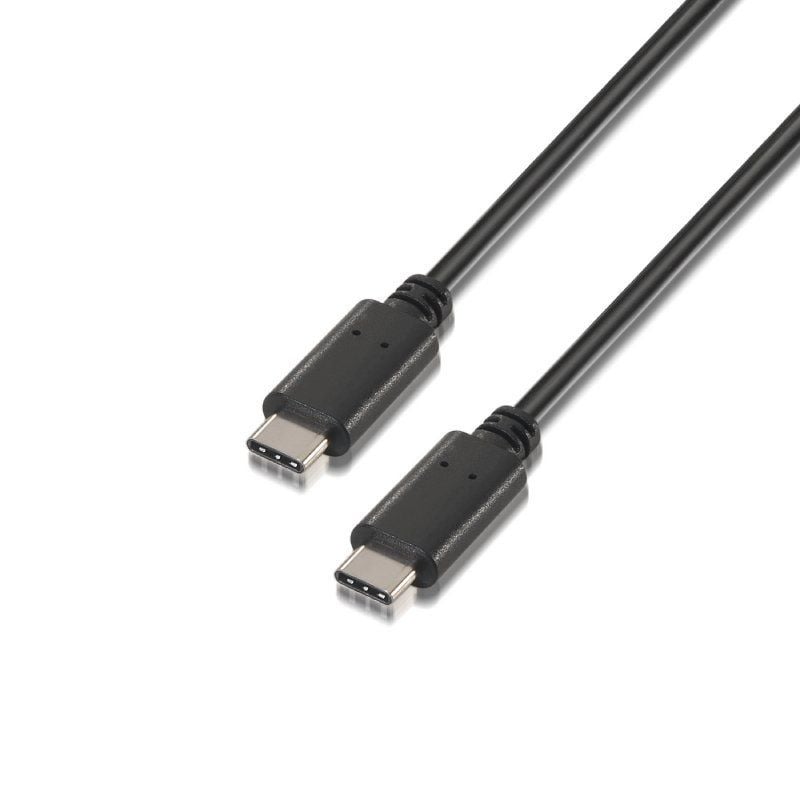Cabo USB 2.0 Tipo C Aisens A107-0057 / Cabo USB Tipo C - Cabo USB Tipo C / Até 9W / 625mbps / 2m /…