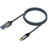 Cabo USB 3.1 Tipo C Aisens A107-0633 / USB Tipo C Macho - USB Macho / Até 27W / 1250mbps / 2m / Cin…