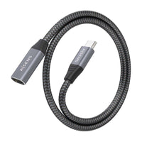 Cabo de Extensão USB 3.2 Aisens A107-0760 / Macho USB Tipo C - Fêmea USB Tipo C / Até 100W / 20gbps…