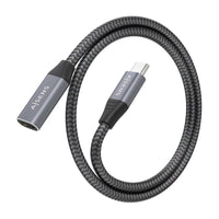 Cabo de Extensão USB 3.2 Aisens A107-0761 / Macho USB Tipo C - Fêmea USB Tipo C / Até 100W / 20gbps…