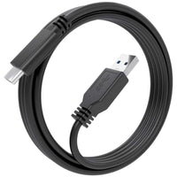 Cabo USB 3.1 Tipo C Aisens A107-0860 / USB Tipo C Macho - USB Macho / 10gbps / 2m / Preto