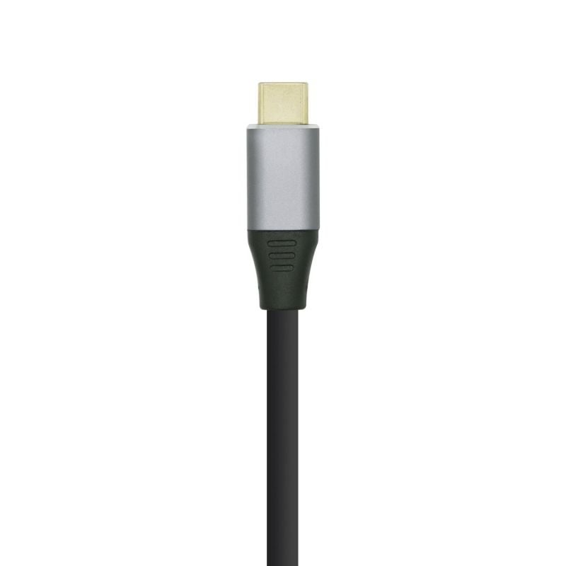 Cabo Conversor Aisens A109-0392 / Cabo USB Tipo C - Cabo HDMI / Até 27W / 1250mbps / 80cm / Preto