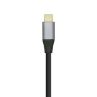 Cabo Conversor Aisens A109-0392 / Cabo USB Tipo C - Cabo HDMI / Até 27W / 1250mbps / 80cm / Preto
