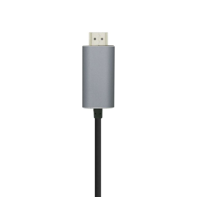 Cabo Conversor Aisens A109-0393 / Cabo USB Tipo C - Cabo HDMI / Até 27W / 1250mbps / 1,8m / Preto