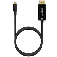 Cabo Conversor Aisens A109-0688 / USB Tipo C Macho - Displayport Macho / Até 27W / 1250mbps / 80cm…