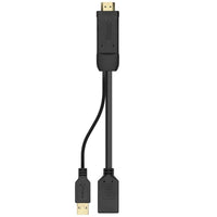 Cabo Conversor 4K Aisens A122-0642 / Cabo HDMI Macho - Displayport Fêmea - USB Macho / Até 10W / 22…