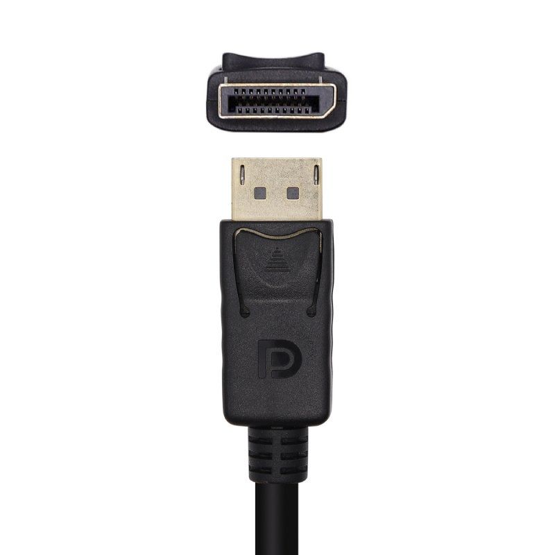 Cabo Conversor Aisens A125-0459 / Macho Displayport - Macho HDMI / Até 5W / 2300mbps / 1m / Preto