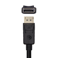 Cabo Conversor Aisens A125-0459 / Macho Displayport - Macho HDMI / Até 5W / 2300mbps / 1m / Preto
