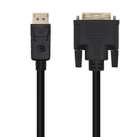 Cabo Conversor Aisens A125-0463 / Displayport Macho - DVI Macho / Até 5W / 2300mbps / 3m / Preto