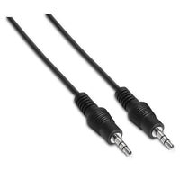 Cabo Estéreo A128-0141 da Aisens / Jack 3,5 Macho - Jack 3,5 Macho / Até 0,1w / 30cm / Preto