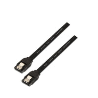 Cabo SATA III Aisens A130-0157 / SATA Fêmea - SATA Fêmea / Até 0,1w / 768mbps / 50cm / Preto