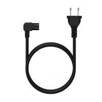 Cabo de Alimentação Form 8 Aisens A132-0598 / CEE7 / 16 Macho - C7 Fêmea / Até 1500W / 1,8m / Preto