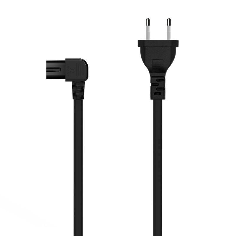 Aisens A132-0599 Cabo de Alimentação Form 8 A132-0599 / CEE7 / 16 Macho - C7 Fêmea / Até 1500W / 3m…