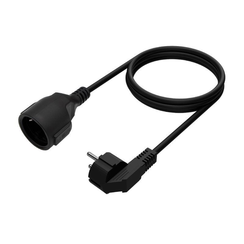 Cabo de Extensão de Alimentação A132-0601 Aisens A132-0601 / CEE7 Macho - CEE7 Fêmea / Até 1500W /…