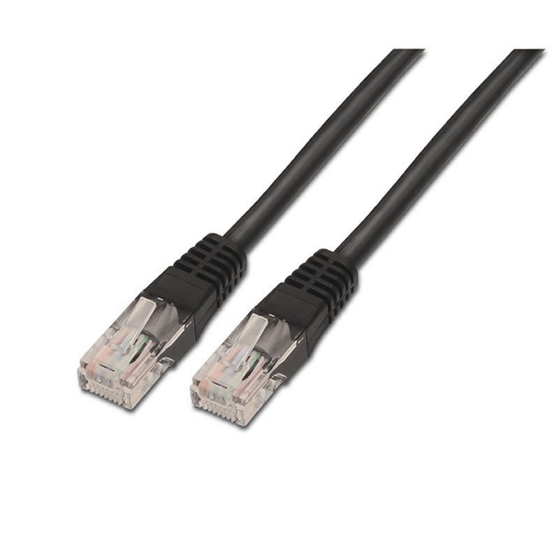 Aisens A133-0203 Cabo de Rede UTP RJ45 Cat.5e A133-0203 Cat.5e / 1m / Preto