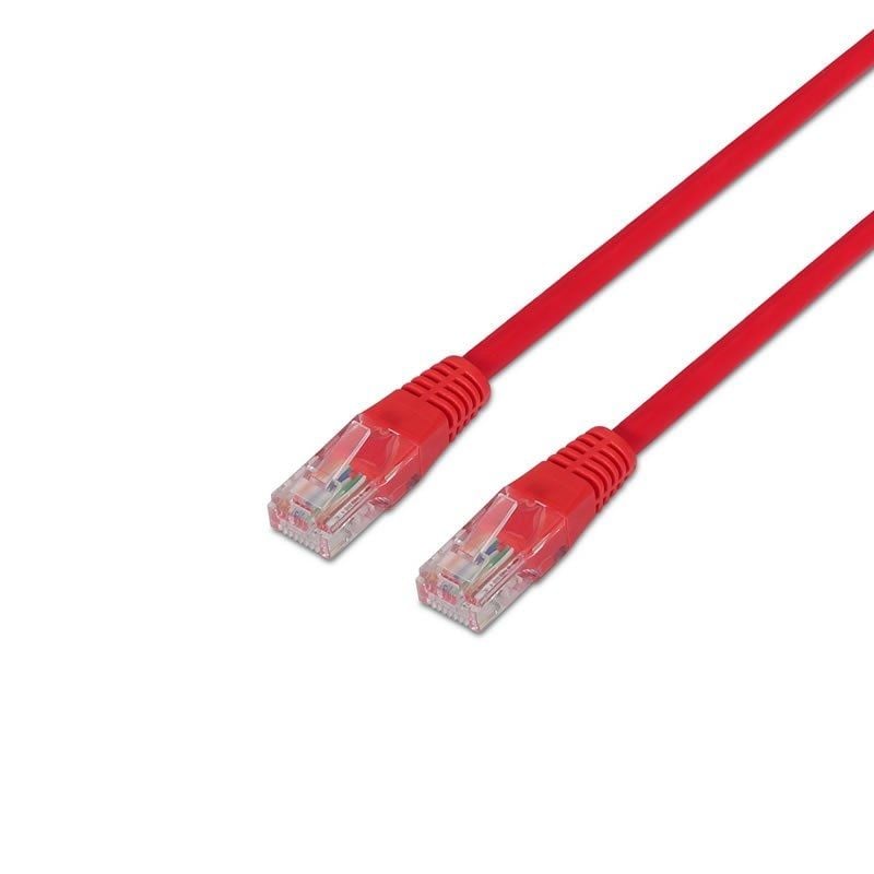 Cabo de Rede RJ45 UTP Aisens A135-0238 Cat.6 / 1m / Vermelho