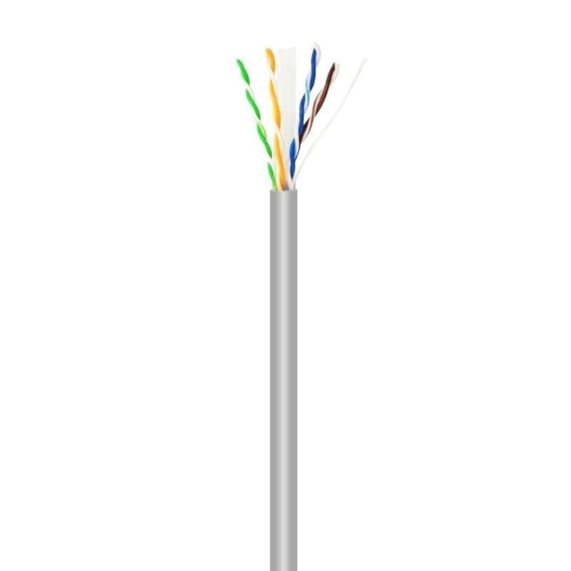 Bobina de Cabo RJ45 UTP AWG23 CCA (liga) Aisens A135-0660 Cat.6 / 100m / Cinzento