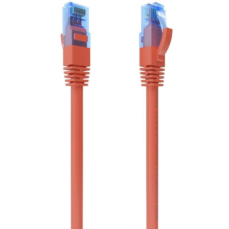 Cabo de Rede RJ45 AWG26 CCA UTP Cabo de Rede Aisens A135-0792 Cat.6 / 3m / Vermelho
