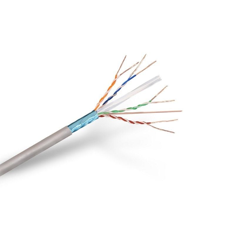Aisens A136-0281 Bobina de Cabo FTP RJ45 Cat.6 / 100m / Cinzento