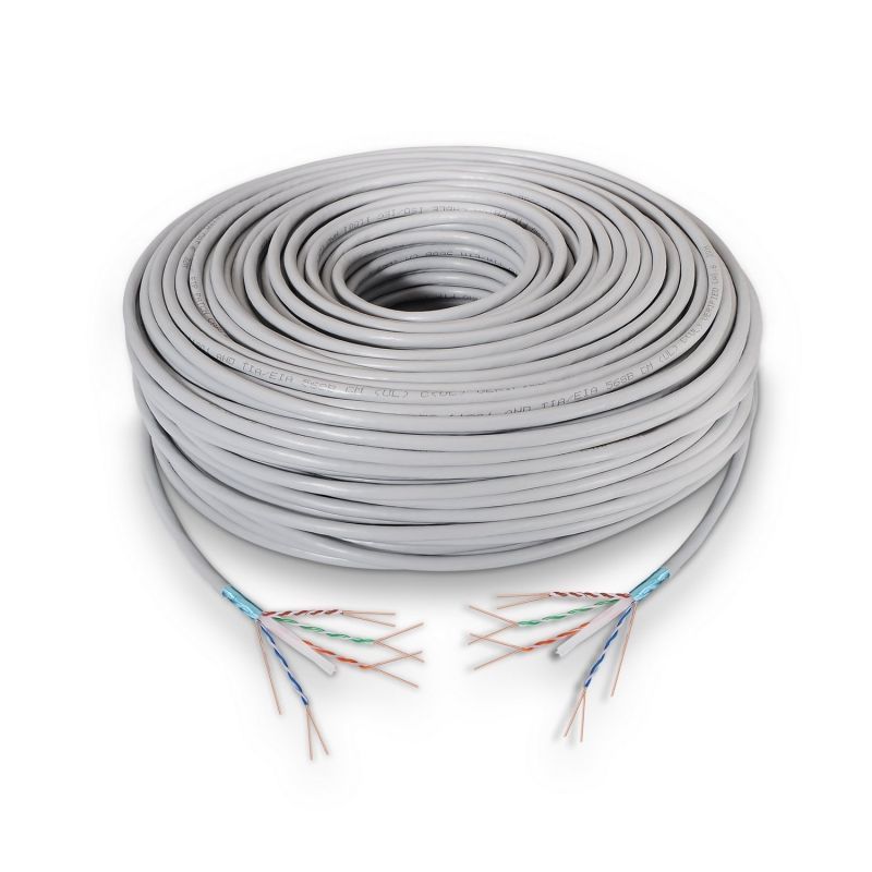 Aisens A136-0282 Bobina de Cabo FTP RJ45 Cat.6 / 305m / Cinzento