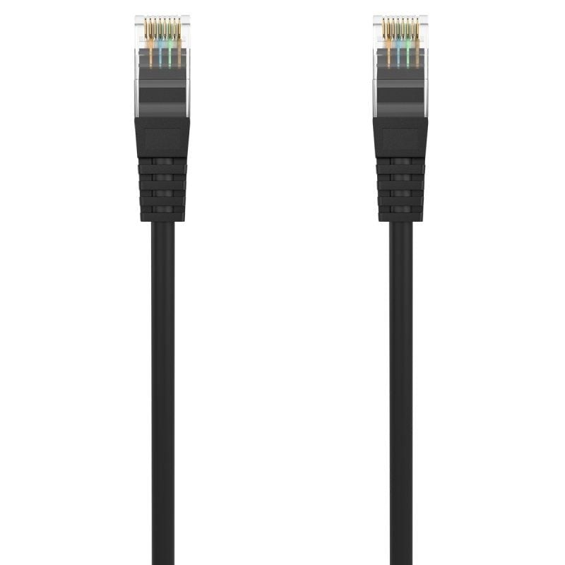 Cabo de Rede RJ45 AWG24 UTP Cabo de Rede Aisens A145-0585 Cat.6a / LSZH / 30cm / Preto