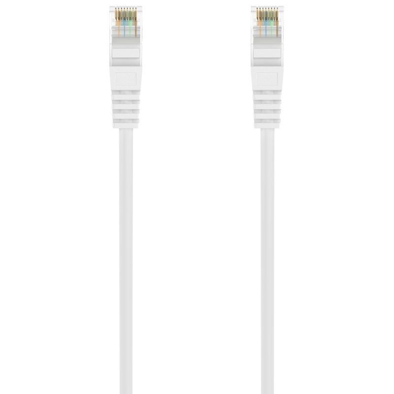 Cabo de Rede RJ45 AWG24 UTP Cabo de Rede Aisens A145-0591 Cat.6a / LSZH / 25cm / Branco