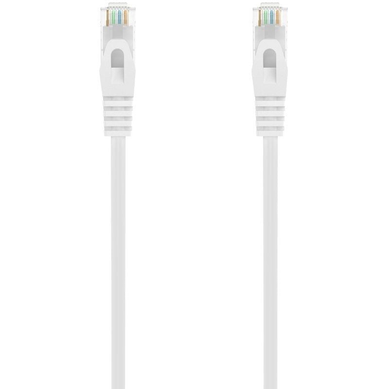 Cabo de Rede RJ45 AWG24 UTP Aisens A145-0596 Cat.6a / LSZH / 2m / Branco