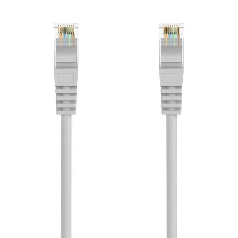 Cabo de Rede RJ45 AWG24 UTP Cabo de Rede Aisens A145-0554 Cat.6a / LSZH / 1,5m / Cinzento
