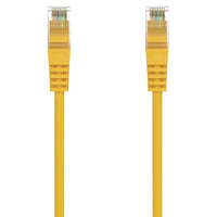 Cabo de Rede RJ45 AWG24 UTP Aisens A145-0563 Cat.6a / LSZH / 25cm / Amarelo