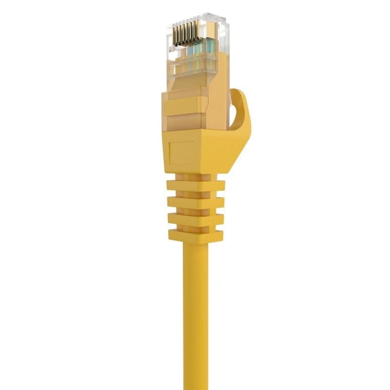 Cabo de Rede RJ45 AWG24 UTP Aisens A145-0564 Cat.6a / LSZH / 30cm / Amarelo