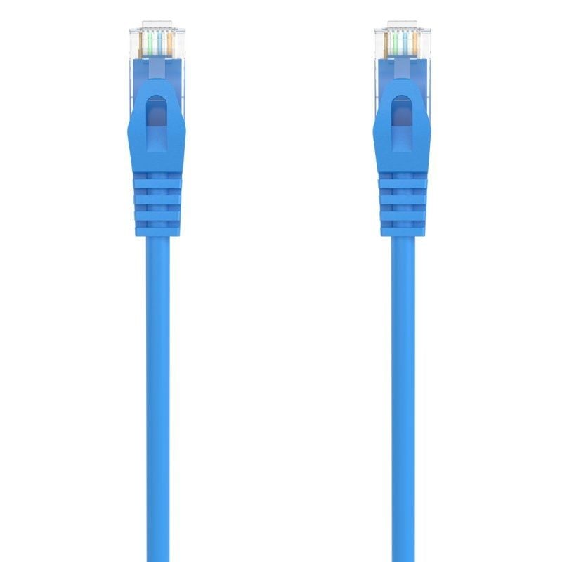 Cabo de Rede RJ45 AWG24 UTP Aisens A145-0574 Cat.6a / LSZH / 1,5m / Azul
