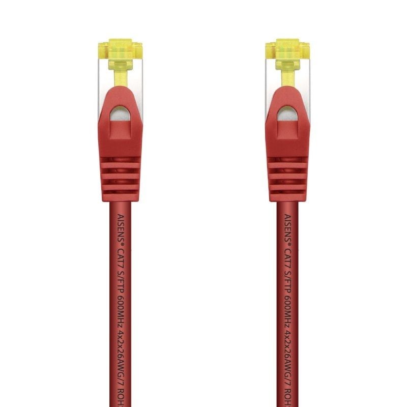 Aisens A146-0468 Cat.7 / 25cm / Vermelho Cabo de Rede RJ45 SFTP Aisens A146-0468 Cat.7 / 25cm / Ver…
