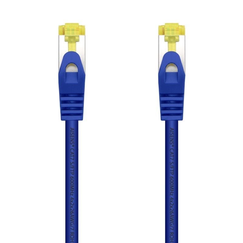 Cabo de Rede RJ45 SFTP Aisens A146-0477 Cat.7 / 50cm / Azul