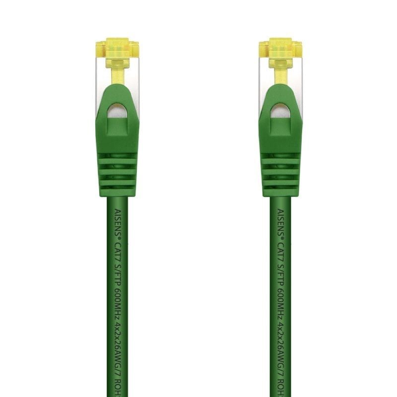 Cabo de Rede RJ45 SFTP Aisens A146-0482 Cat.7 / 1m / Verde