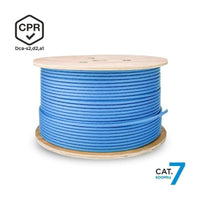 Bobina de Cabo RJ45 SFTP SFTP AWG23 LSZH CPR Dca Aisens A146-0666 Cat.7 / 500m / Azul