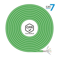 Bobina de Cabo RJ45 SFTP SFTP AWG23 LSZH CPR Cca Aisens A146-0668 Cat.7 / 500m / Verde