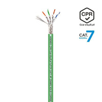Bobina de Cabo RJ45 SFTP SFTP AWG23 LSZH CPR Cca Aisens A146-0668 Cat.7 / 500m / Verde