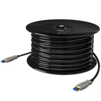 Cabo HDMI 2.0 AOC 4K Aisens A148-0698 / Macho HDMI - Macho HDMI / 100m / Preto