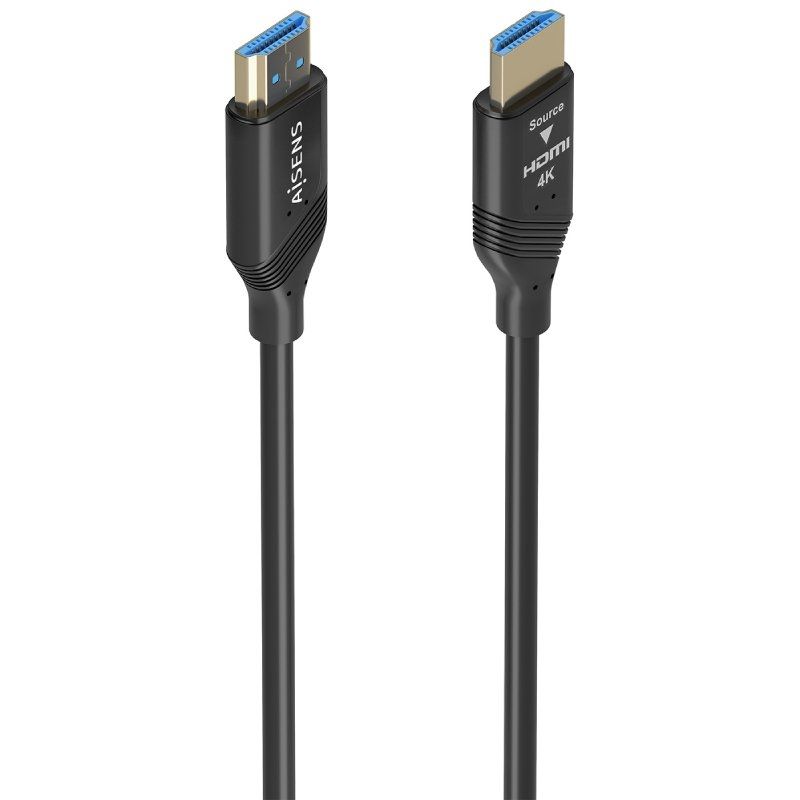 Cabo HDMI 2.0 AOC 4K Aisens A148-0930 / Macho HDMI - Macho HDMI / 20m / Preto