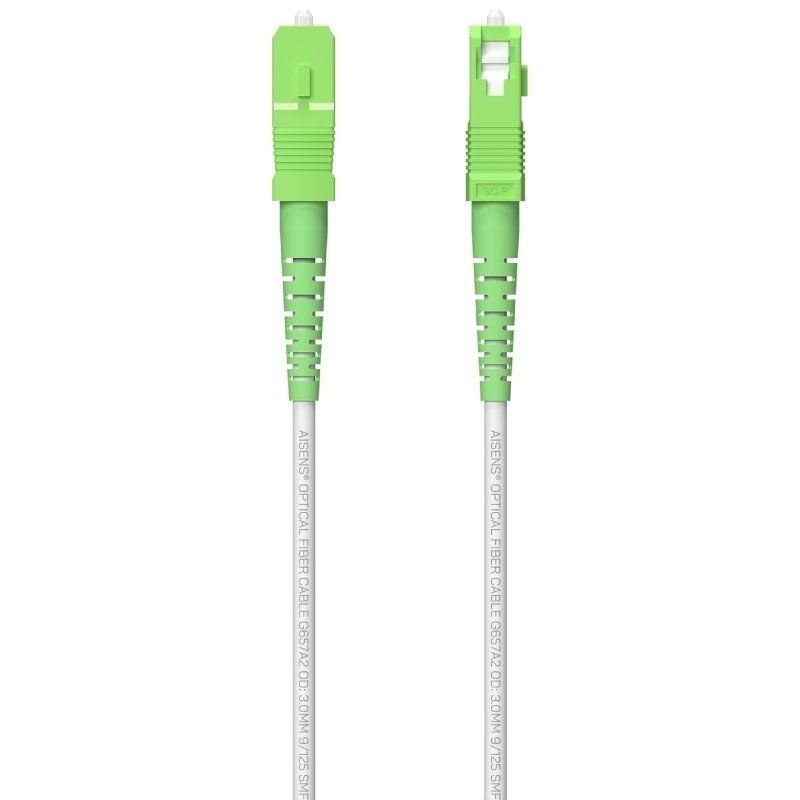 Bobina de Fibra Ótica G657A2 3.0 9 / 125 SMF Aisens A152-0617 / LSZH / 100m / Branco
