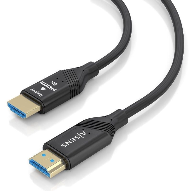 Cabo HDMI 2.1 AOC 8K Aisens A153-0935 / Macho HDMI - Macho HDMI / 20m / Preto