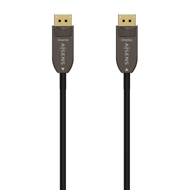 Cabo Displayport 1.4 AOC 8K Aisens A155-0607 / Displayport Macho - Displayport Macho / 15m / Preto