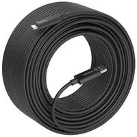 Cabo USB 3.2 Tipo C AOC Aisens A157-0926 / USB Tipo C Macho - USB Macho / 10gbps / 25m / Preto
