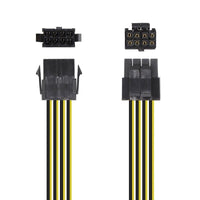 Aisens A131-0419 Cabo de Alimentação do Microprocessador / Molex -4+4 PIN Macho - Molex 8 PIN Fêmea…