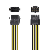 Aisens A131-0419 Cabo de Alimentação do Microprocessador / Molex -4+4 PIN Macho - Molex 8 PIN Fêmea…