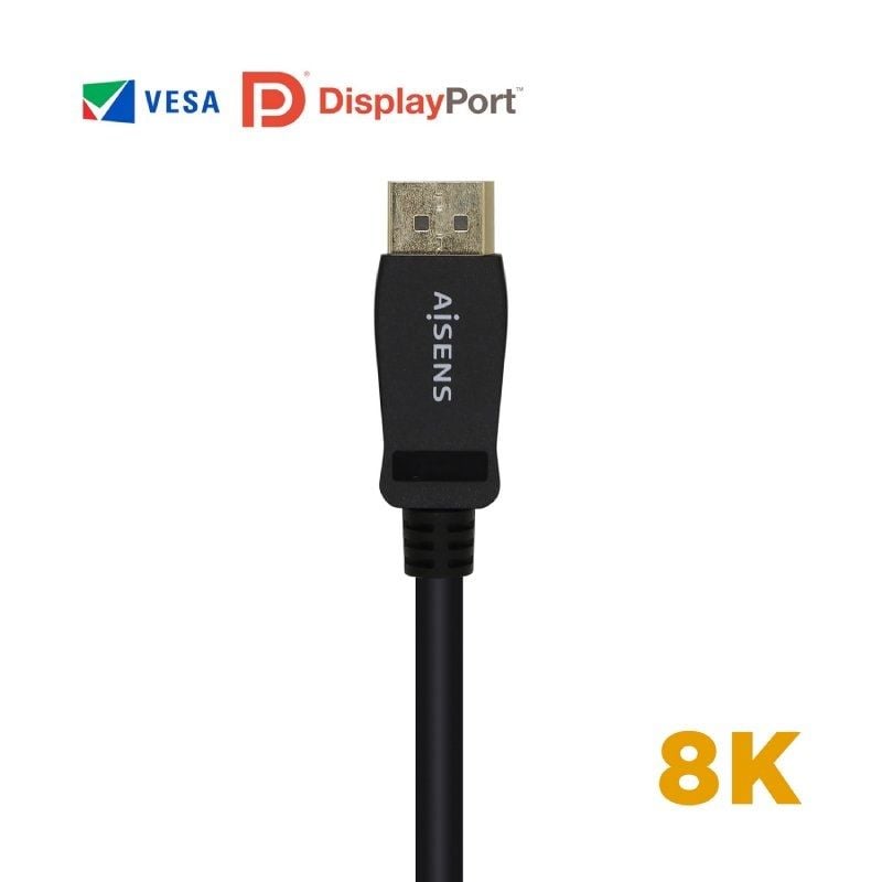 Aisens A149-0431 Cabo Displayport 1.4 8K 8K Displayport / Macho Displayport - Macho Displayport / 1…