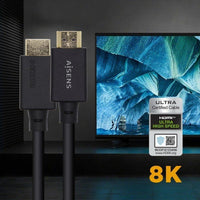 Aisens A150-0422 Cabo HDMI 2.1 8K HDMI / Macho HDMI - Macho HDMI / 1,5m / Certificado / Preto