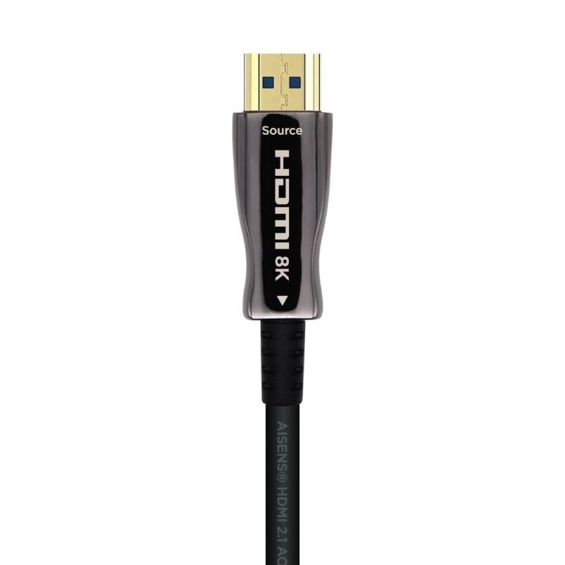 Cabo HDMI 2.1 AOC 8K Aisens A153-0519 / Macho HDMI - Macho HDMI / 30m / Preto